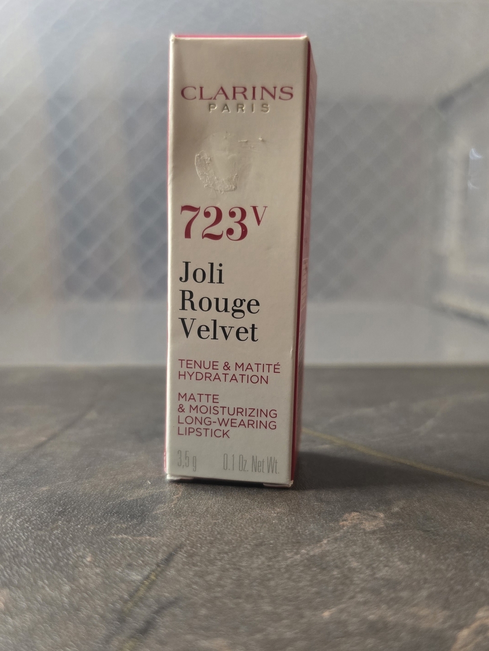 Clarins Joli Rouge Velvet 723V Lipstick - Rasberry